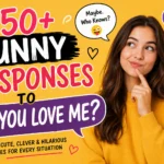 funny responses to do you love me