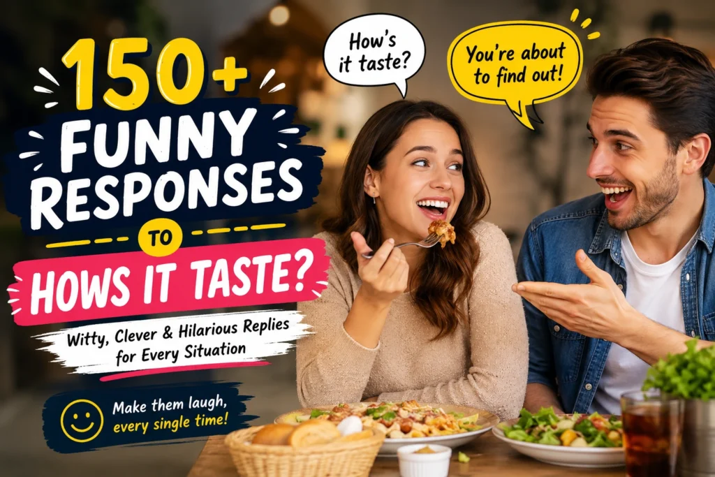 funny responses to how it taste