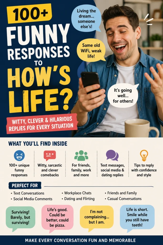 funny responses to how life