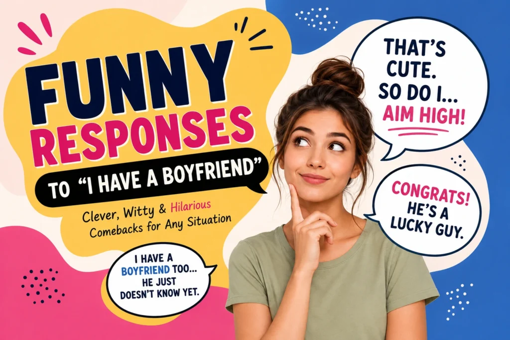 funny responses to i have a boyfriend