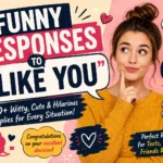 funny responses to i like you