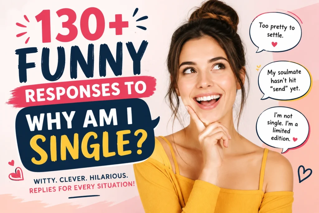 funny responses to why am i single
