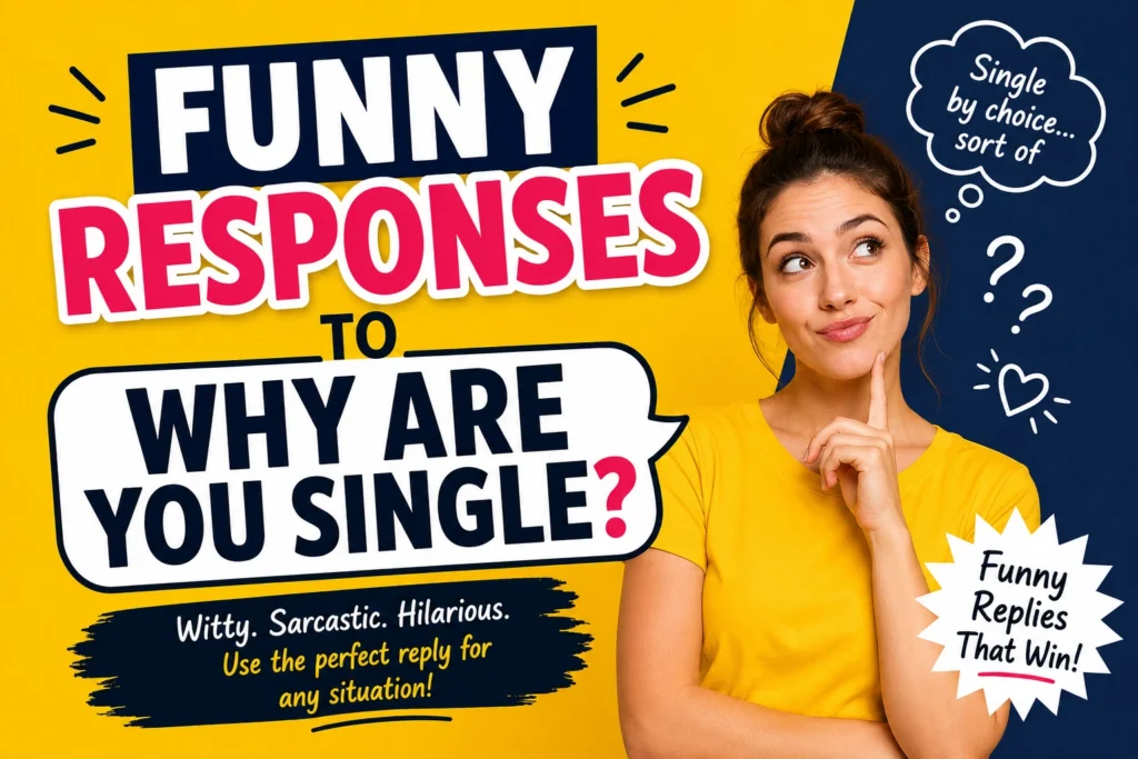 funny responses to why are you single