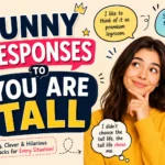 funny responses to you are tall